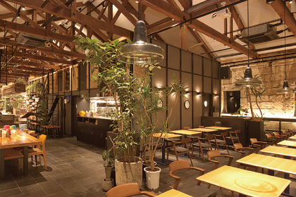 佐藤繊維GEA内観（Restaurant）