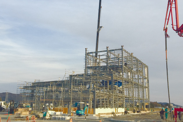 JAいしのまき鹿又穀類乾燥調製貯蔵施設